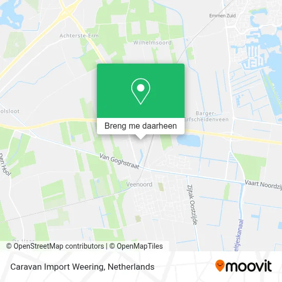 Caravan Import Weering kaart
