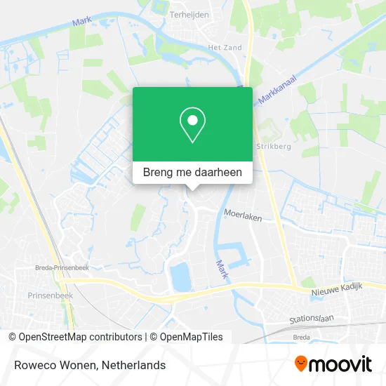Roweco Wonen kaart