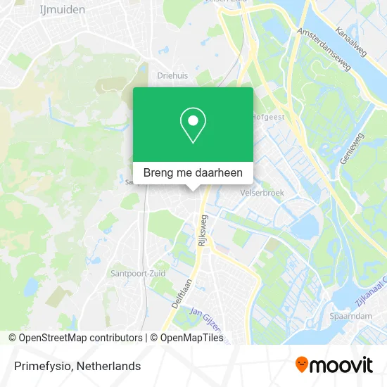 Primefysio kaart