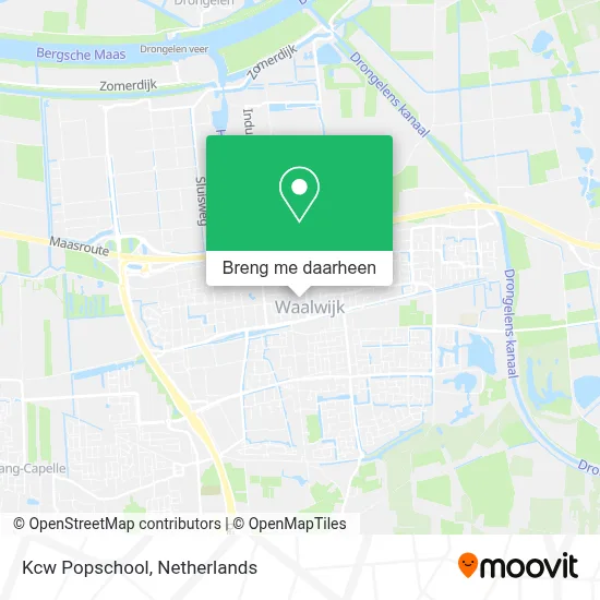 Kcw Popschool kaart