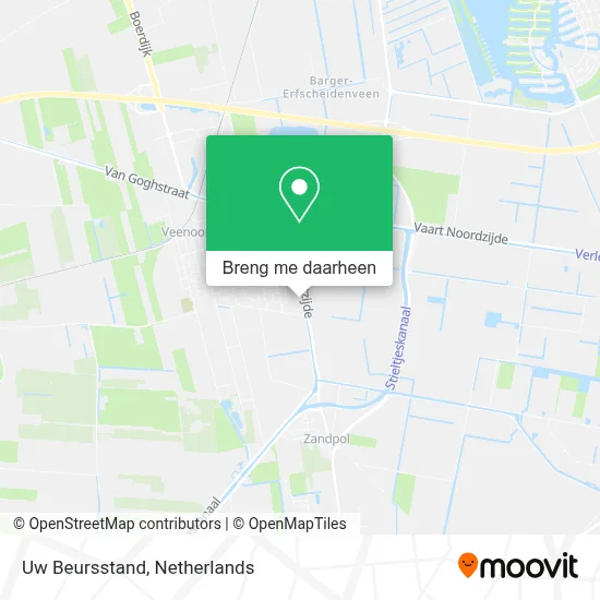 Uw Beursstand kaart