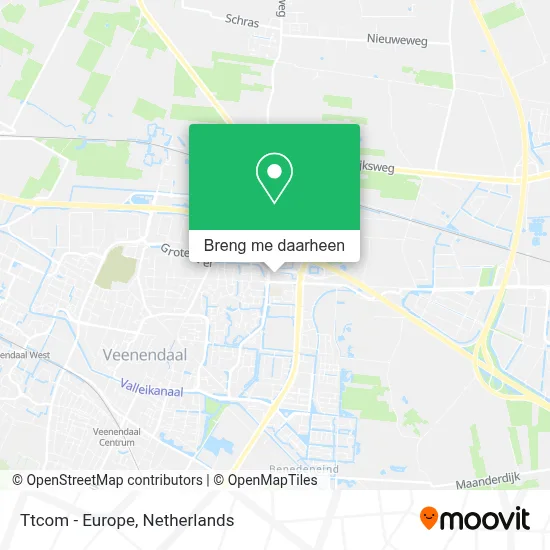 Ttcom - Europe kaart