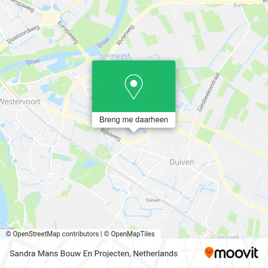 Sandra Mans Bouw En Projecten kaart