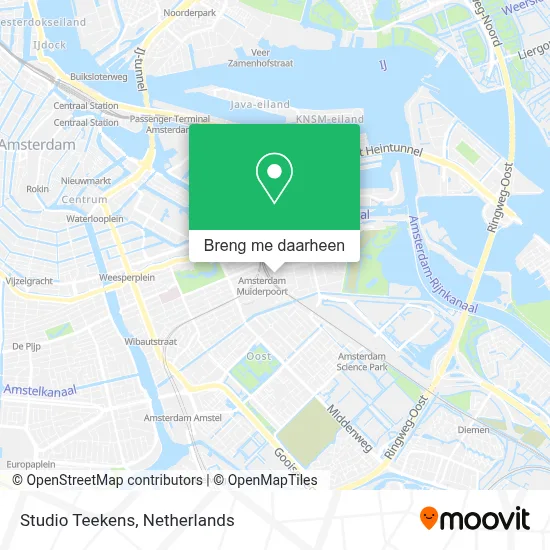 Studio Teekens kaart