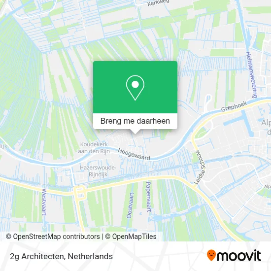 2g Architecten kaart