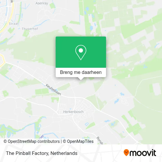 The Pinball Factory kaart