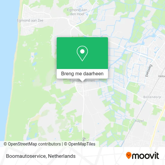 Boomautoservice kaart