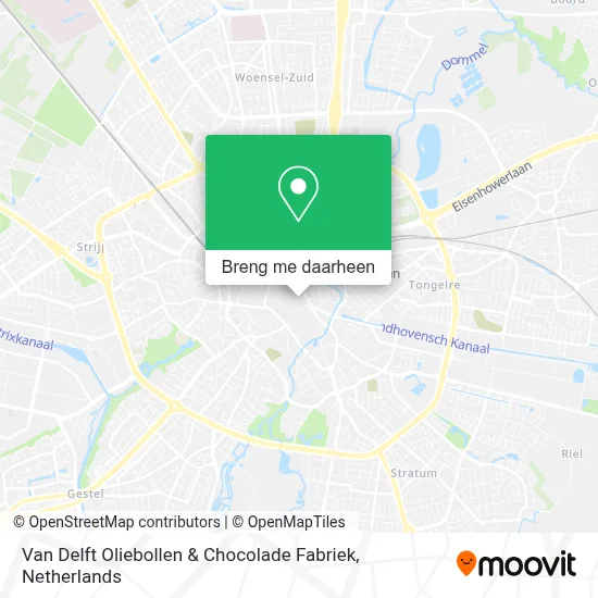 Van Delft Oliebollen & Chocolade Fabriek kaart