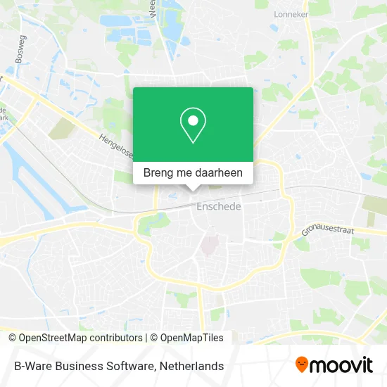 B-Ware Business Software kaart