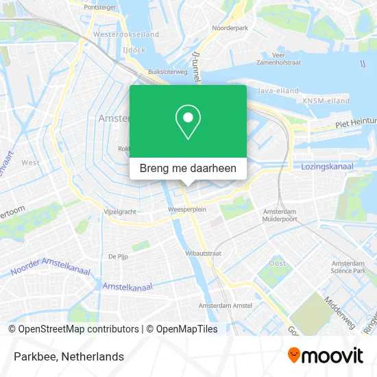 Parkbee kaart