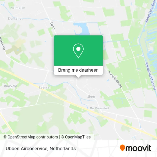Ubben Aircoservice kaart