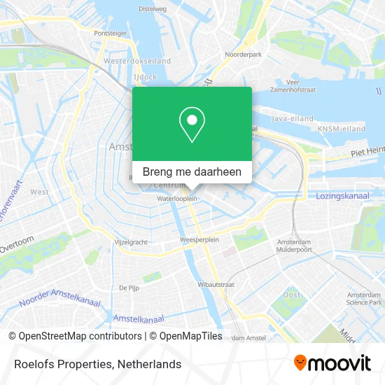 Roelofs Properties kaart
