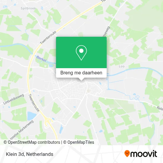 Klein 3d kaart