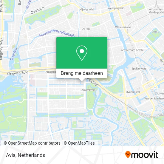 Avis kaart