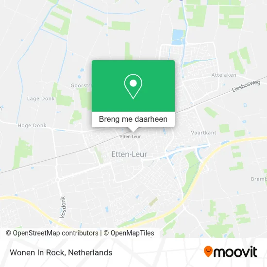 Wonen In Rock kaart