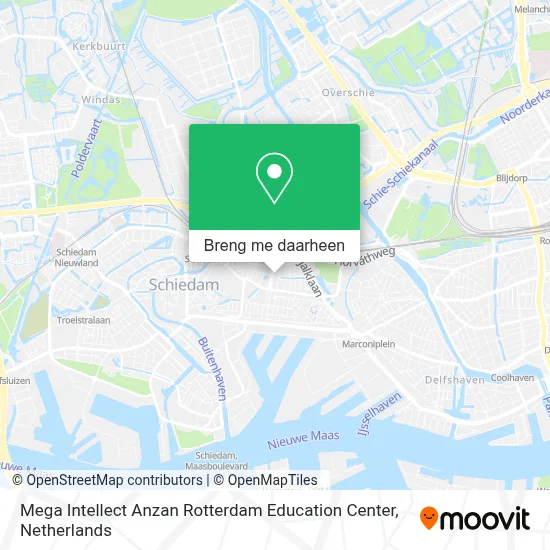 Mega Intellect Anzan Rotterdam Education Center kaart