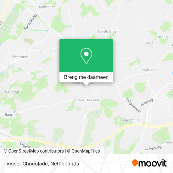 Visser Chocolade kaart