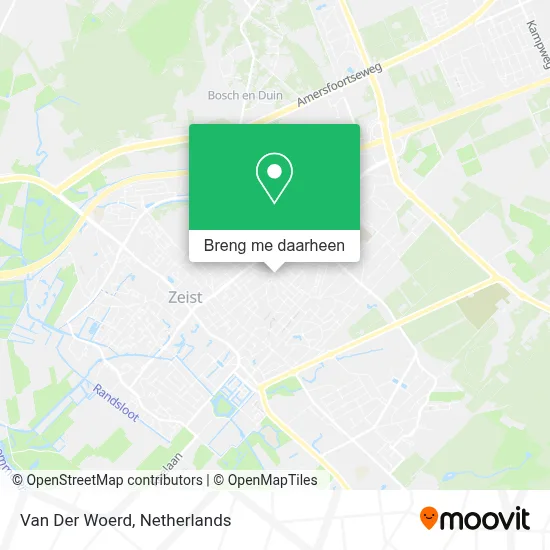 Van Der Woerd kaart