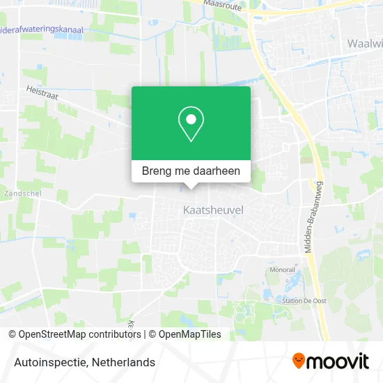 Autoinspectie kaart