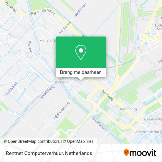 Rentnet Computerverhuur kaart