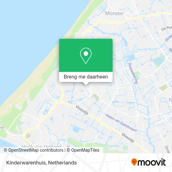 Kinderwarenhuis kaart
