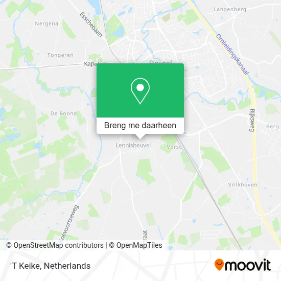 'T Keike kaart