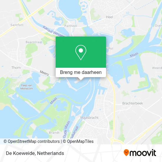 De Koeweide kaart