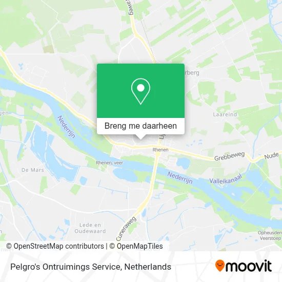 Pelgro's Ontruimings Service kaart