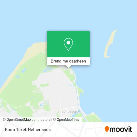 Knrm Texel kaart