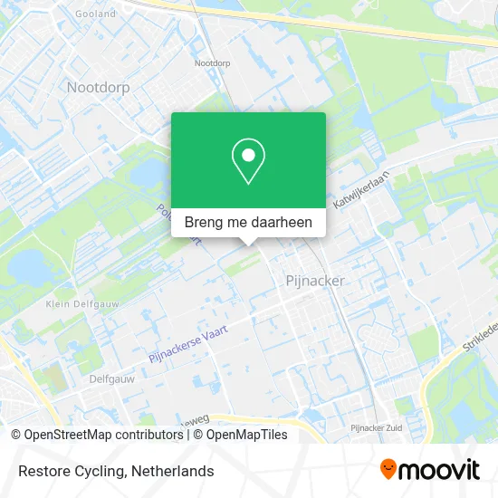 Restore Cycling kaart