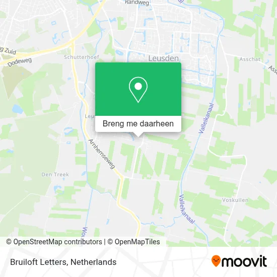 Bruiloft Letters kaart