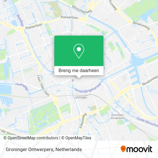 Groninger Ontwerpers kaart