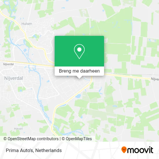 Prima Auto's kaart
