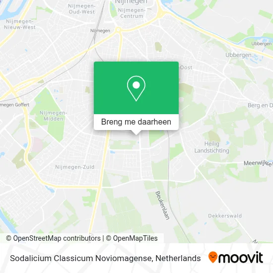 Sodalicium Classicum Noviomagense kaart