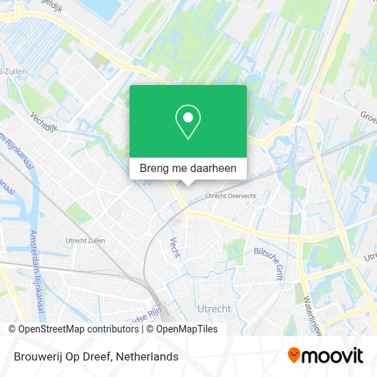 Brouwerij Op Dreef kaart