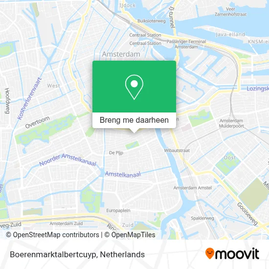 Boerenmarktalbertcuyp kaart