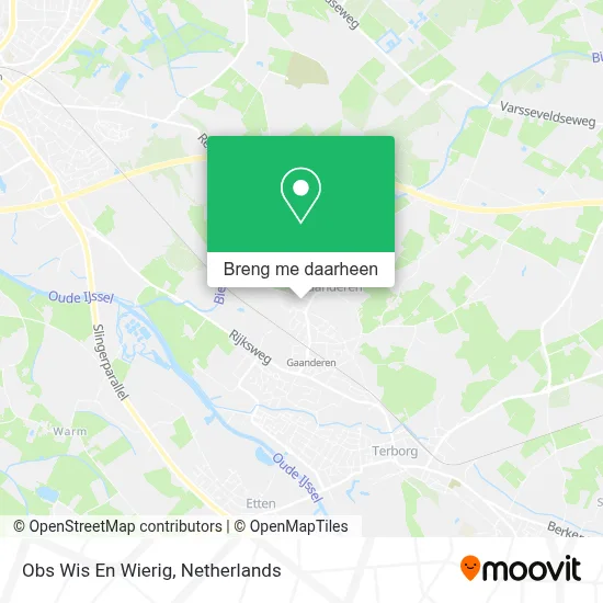 Obs Wis En Wierig kaart