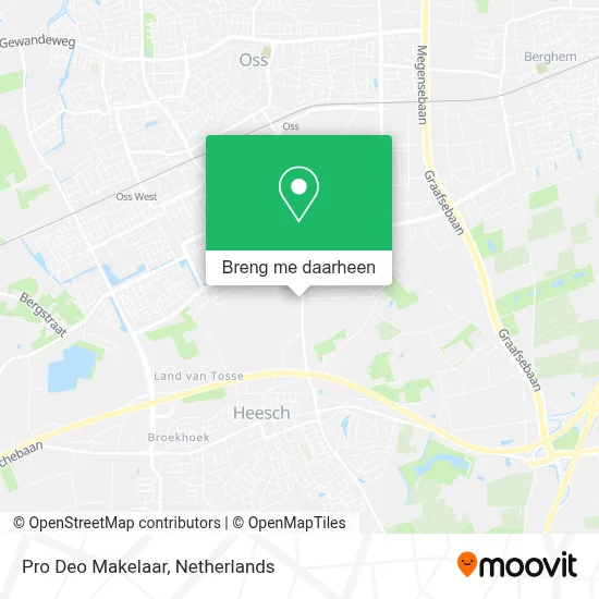 Pro Deo Makelaar kaart