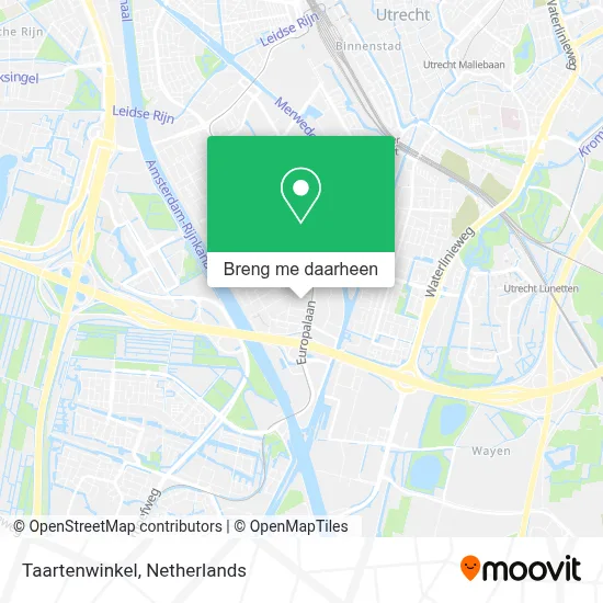 Taartenwinkel kaart
