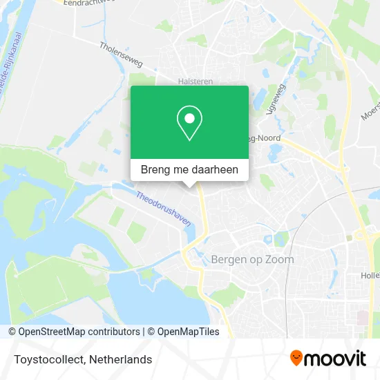 Toystocollect kaart