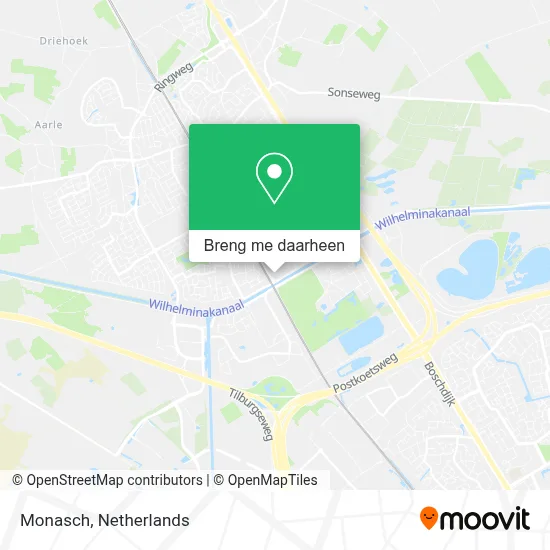 Monasch kaart
