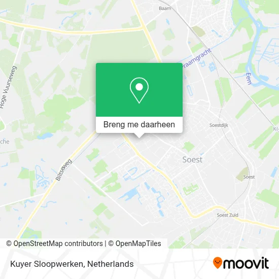 Kuyer Sloopwerken kaart