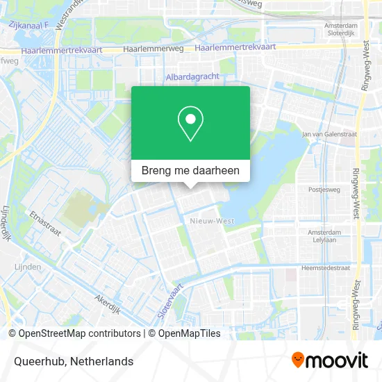 Queerhub kaart
