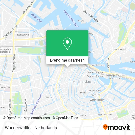 Wonderwaffles kaart