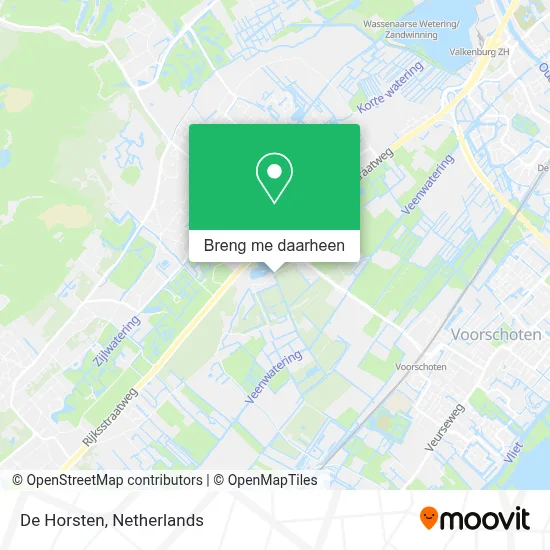 De Horsten kaart