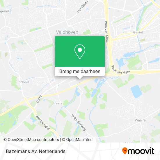 Bazelmans Av kaart