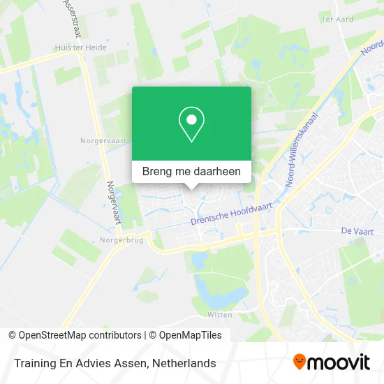 Training En Advies Assen kaart