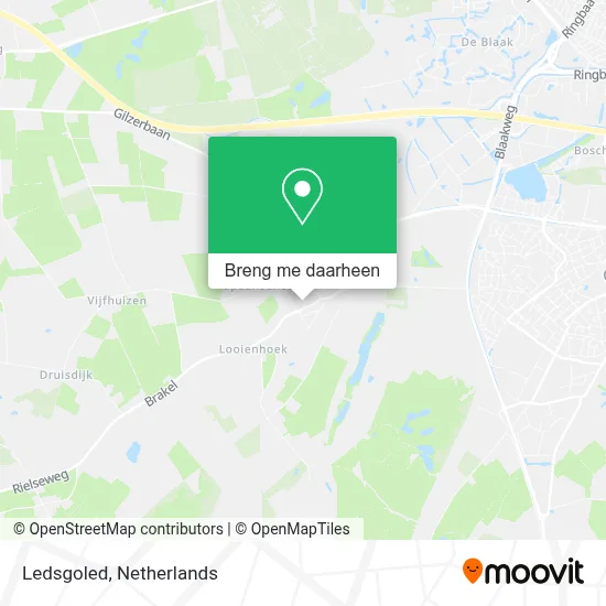 Ledsgoled kaart