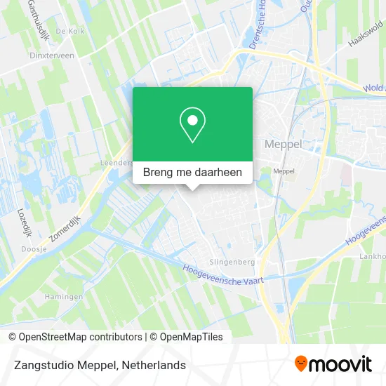 Zangstudio Meppel kaart