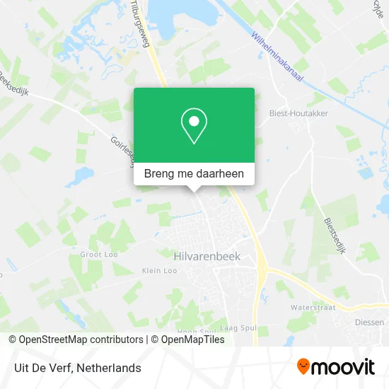 Uit De Verf kaart